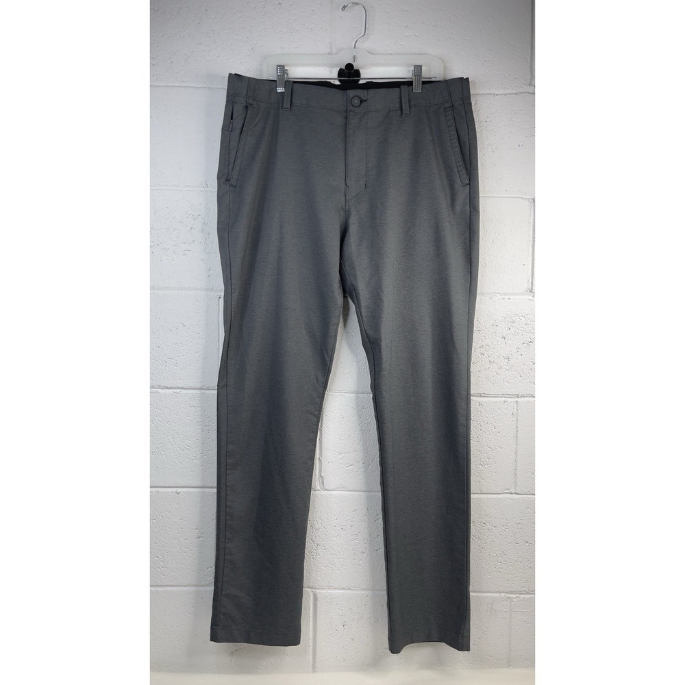 Tommy Bahama Pants Mens 38x33  Gray On Par Flat‎ Front Golf Stretch Chino